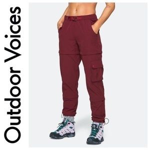 Outdoor Voices Rectrek Zip-Off Cargo Pants